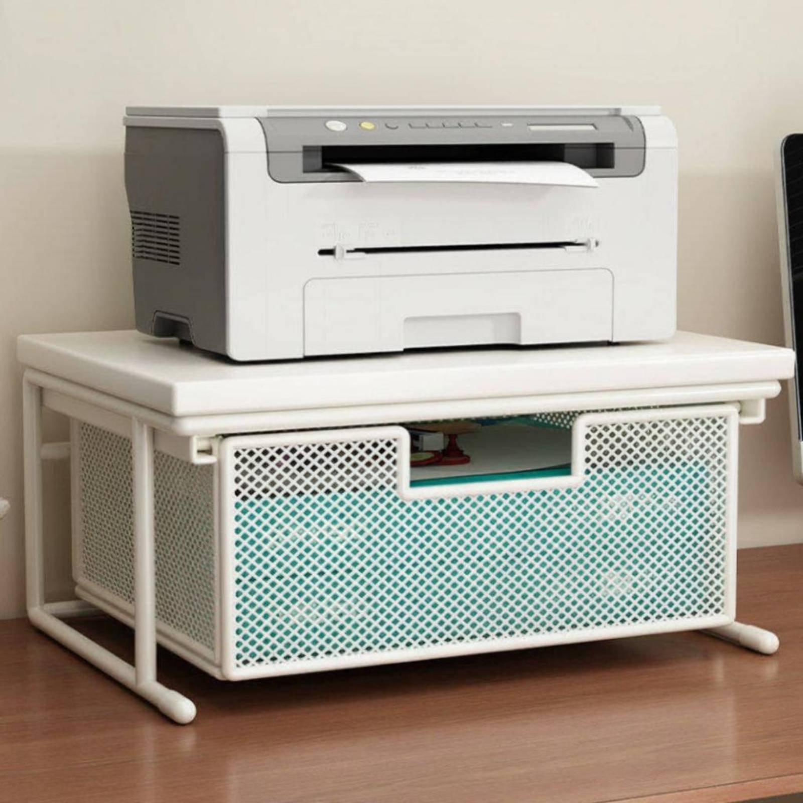 Printer Stand - Soporte para Impresora con Cajón, Ahorra