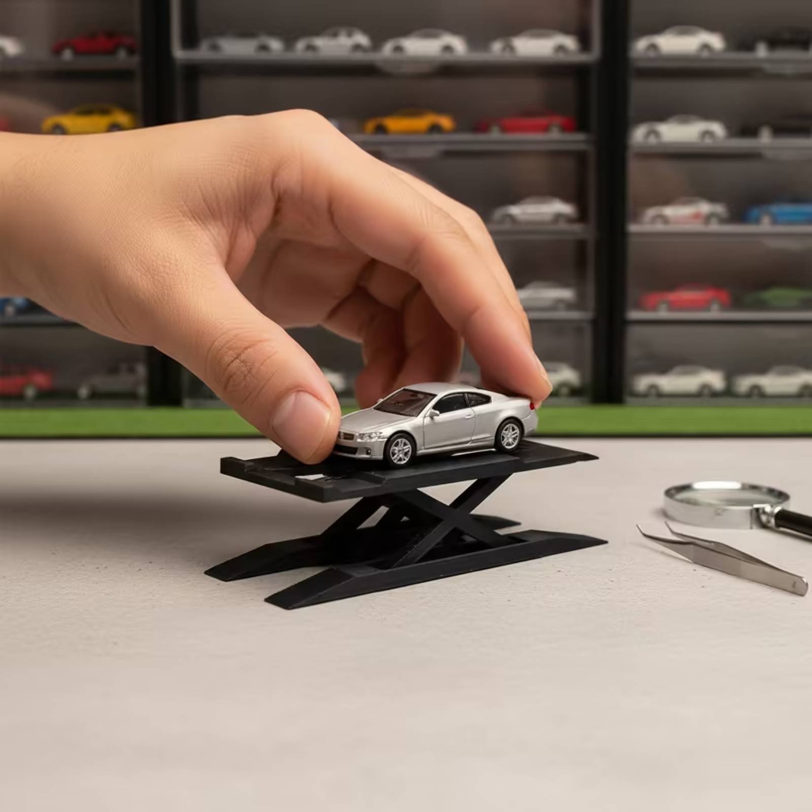 Standing Desk - Exhibidor de Autos en Miniatura de