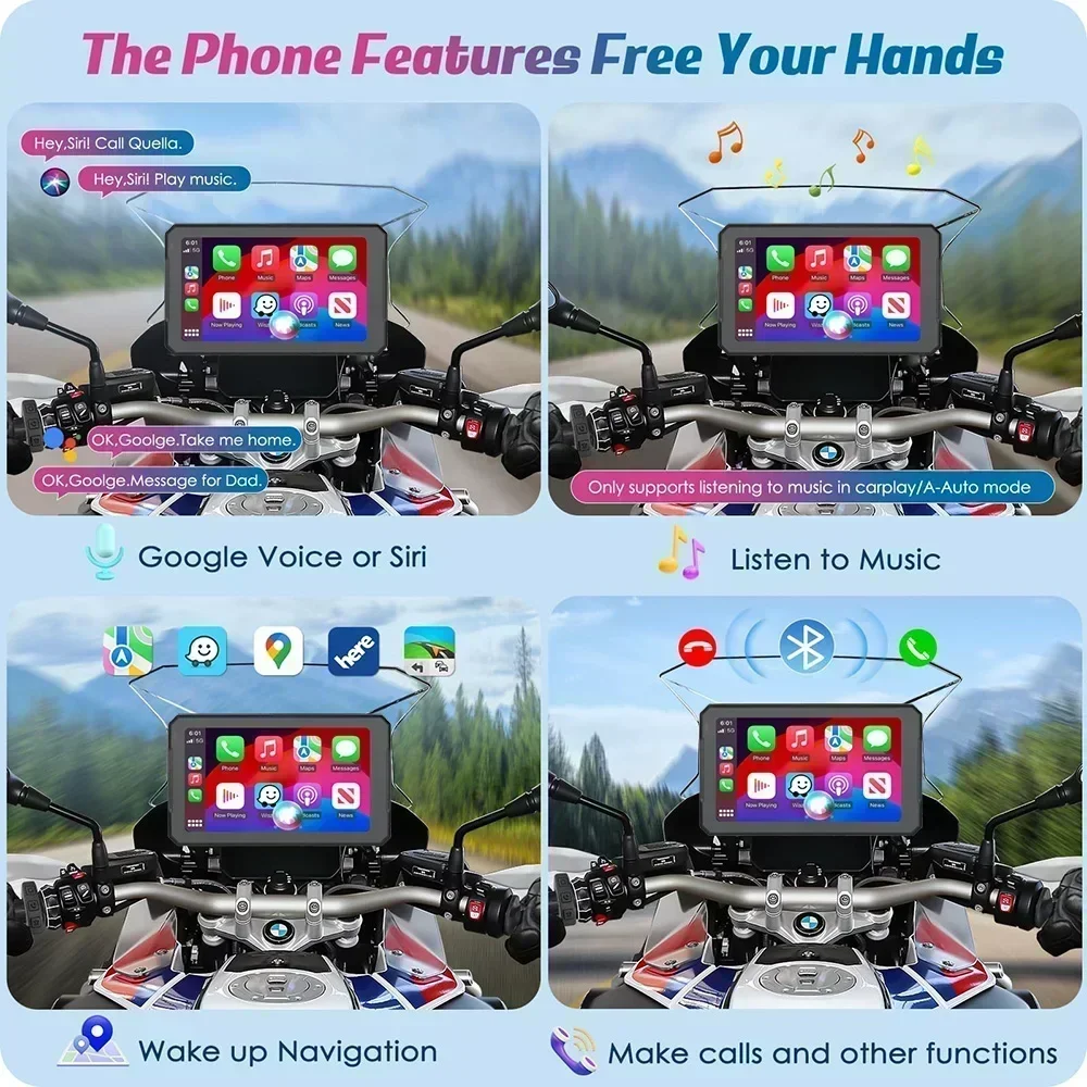 Carplay para BMW XR M1000 R120 - Monitor Stand reseña y precio