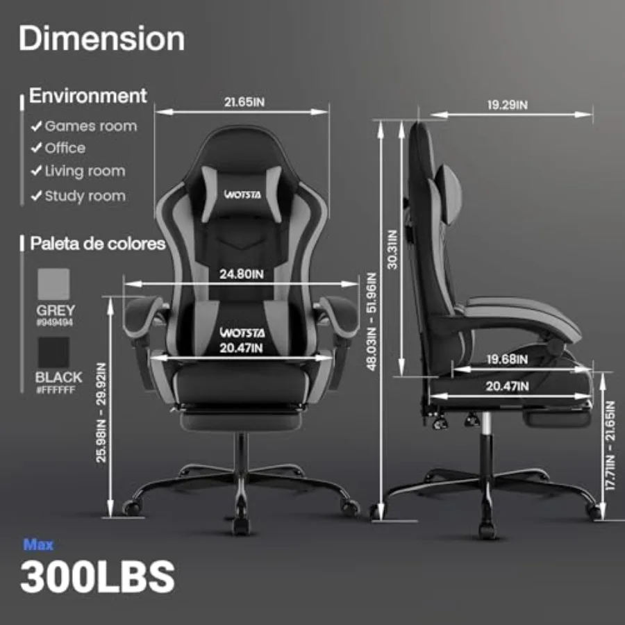 Silla de oficina ergonómica pa - Office Chair reseña y precio