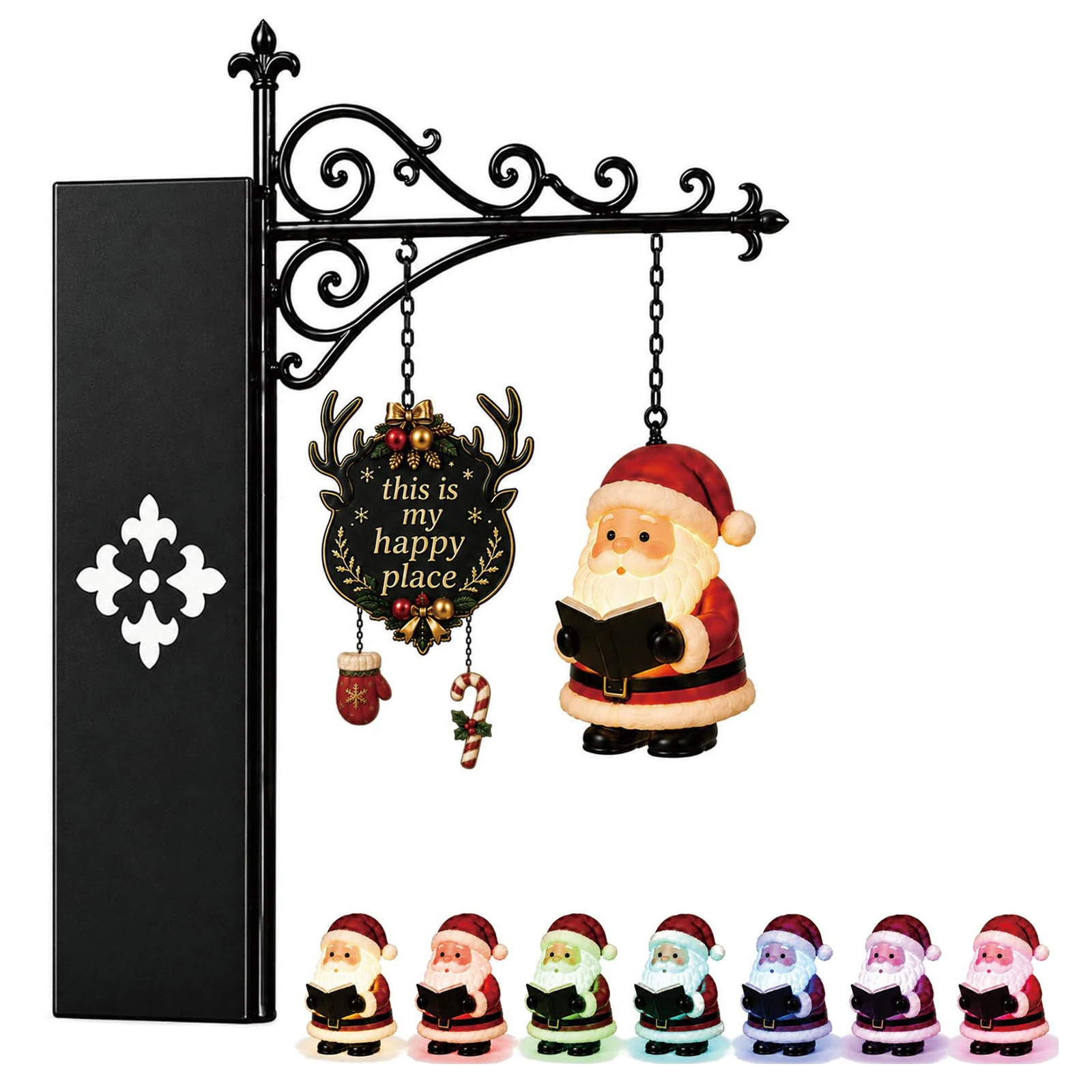 Figura de Papá Noel para estan - Bookshelf reseña y precio