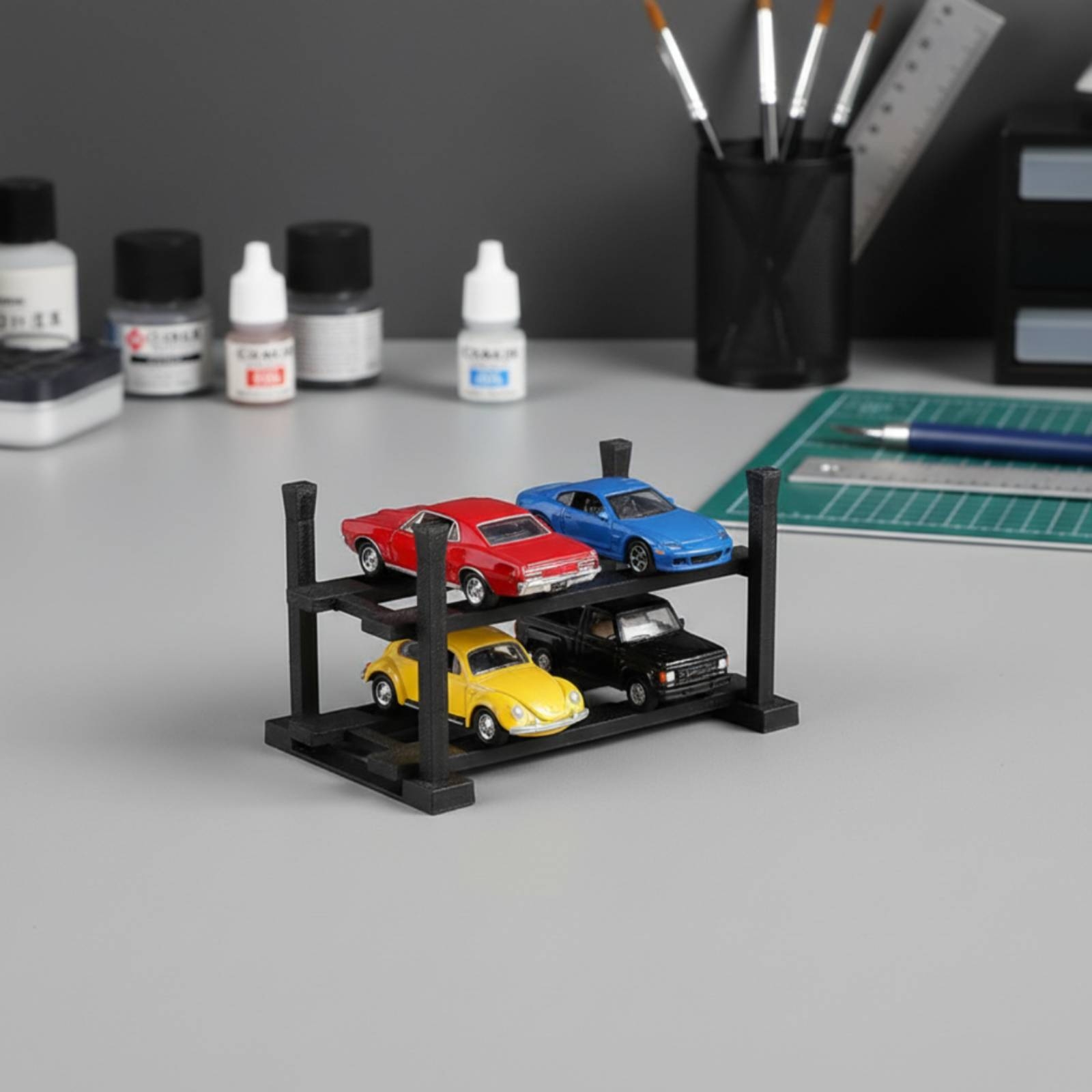 Exhibidor de Autos en Miniatur - Standing Desk reseña y precio