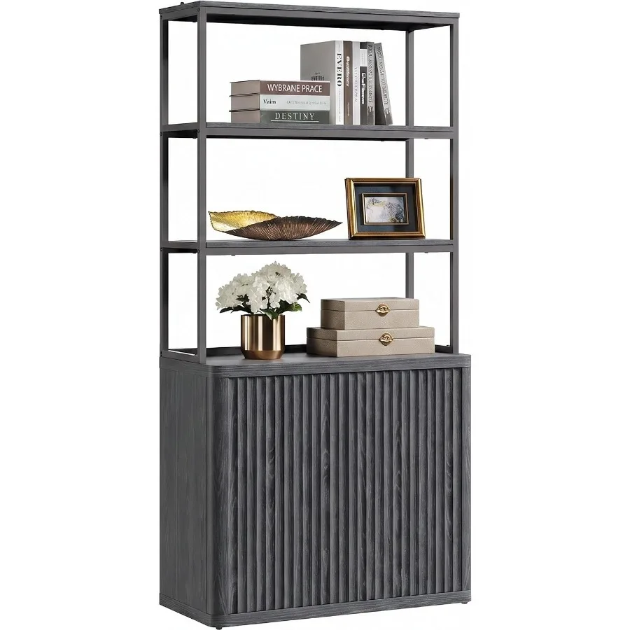 Estantería alta con puertas, e - Bookshelf reseña y precio