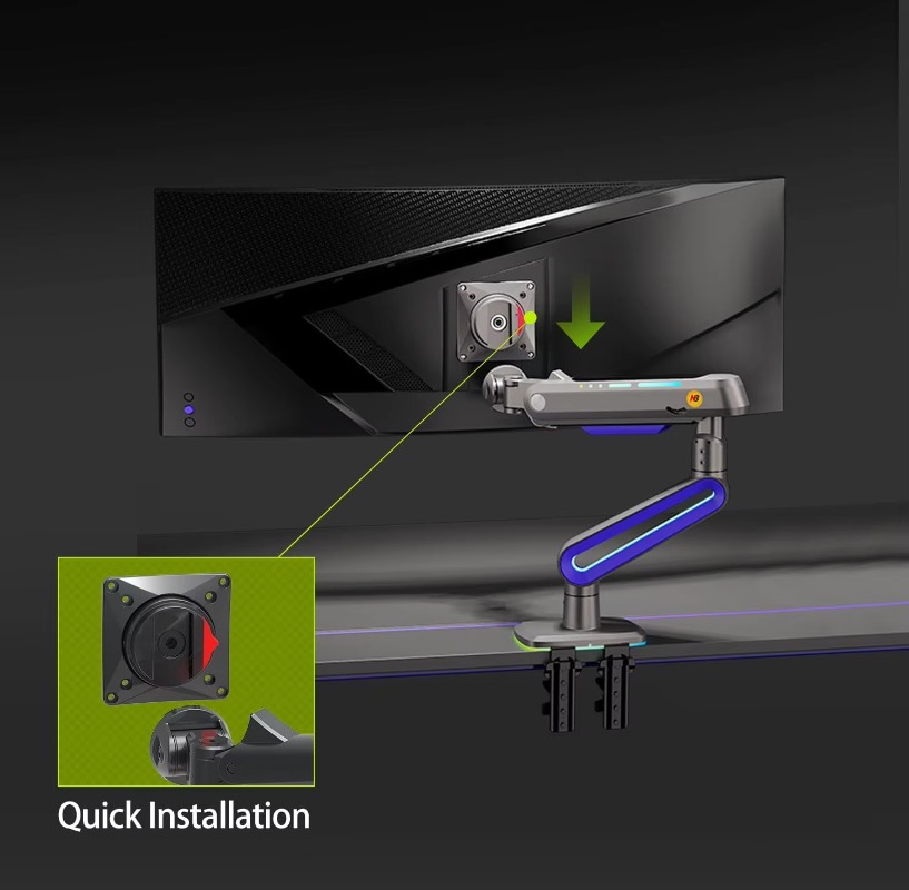 ERGONOMIC Brazo de monitor par - Monitor Stand reseña y precio